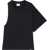COURR&Egrave;GES One-Shoulder T-Shirt In Scuba BLACK