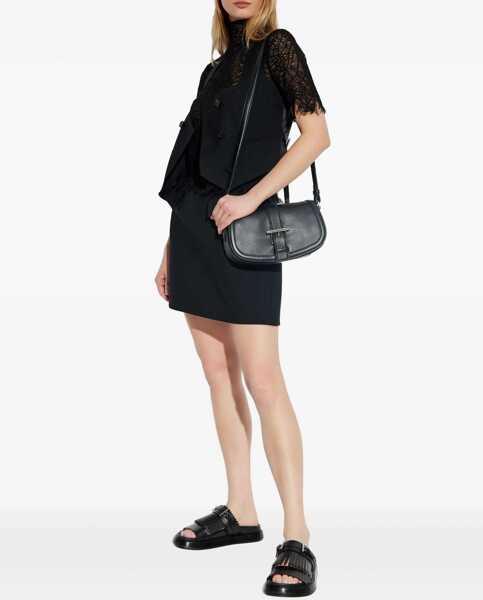 Fuste casual Alexander McQueen Wool Mini Skirt BLACK Femei (BM 17903791) 2