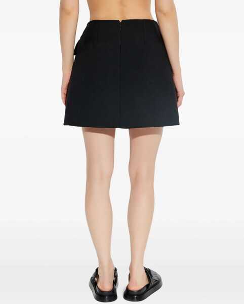 Fuste casual Alexander McQueen Wool Mini Skirt BLACK Femei (BM 17903791) 4