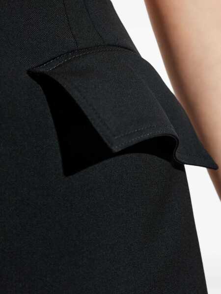 Fuste casual Alexander McQueen Wool Mini Skirt BLACK Femei (BM 17903791) 5