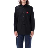 Imbracaminte Comme des Garçons Dama - Camasi Comme des Garons Comme Des Garons Play Red Heart Patch Shirt Black Femei (BM 17906112) - B-mall.ro