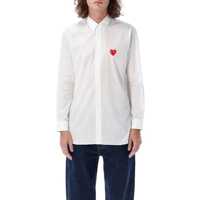 Imbracaminte Comme des Garçons Dama - Camasi Comme des Garons Comme Des Garons Play Red Heart Patch Shirt WHITE Femei (BM 17906115) - B-mall.ro