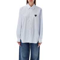 Camasi Comme Des Garçons Play Heart Patch Shirt Femei