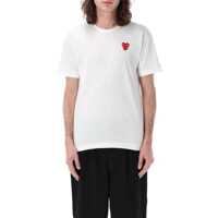 Imbracaminte Comme des Garçons Dama - Tricouri Comme des Garons Comme Des Garons Play Double Patch T-Shirt WHITE Femei (BM 17906136) - B-mall.ro