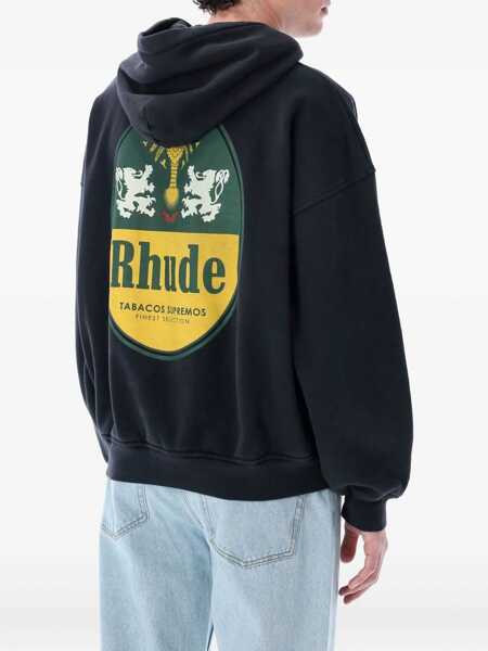 Bluze de trening RHUDE Rhude Tabaco Hoodie VINTAGE BLACK Barbati (BM 17906205) 2