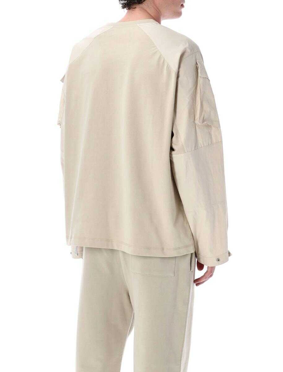 Tricouri OAMC Oamc Peacemaker Si Cargo T-Shirt Beige Barbati (BM 17906223) 2