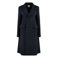Paltoane Bottega Veneta Double-Breasted Wool And Cashmere Coat Femei