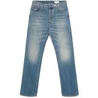 Blugi Alexander McQueen Straight Leg Denim Jeans Barbati