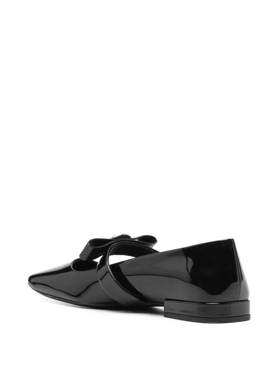 Balerini Versace Versace Gianni Ribbon Ballerinas Black Femei (BM 17907732) 3