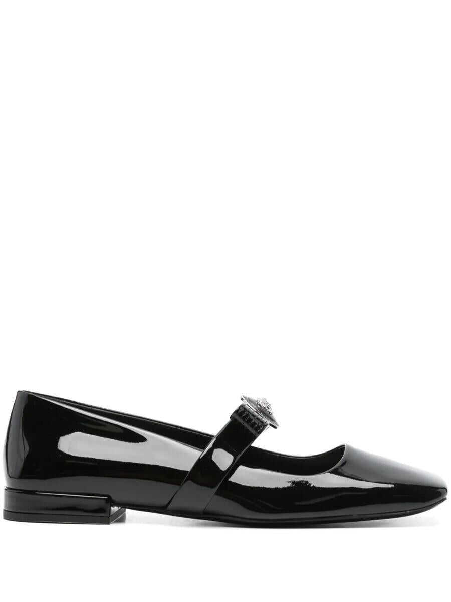 Balerini Versace Versace Gianni Ribbon Ballerinas Black Femei (BM 17907732) 1