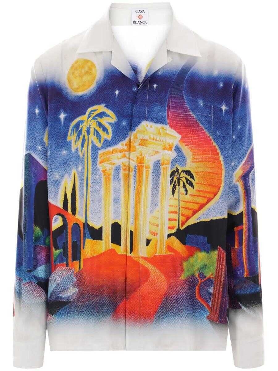 Camasi Casablanca Casablanca Midnight Acropolis Shirt MULTICOLOUR Barbati (BM 17907774) 1