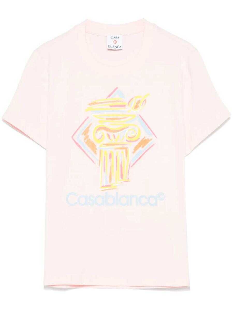 Tricouri Casablanca Casablanca Diamond Column Print T-Shirt Multicolor Femei (BM 17907780) 1