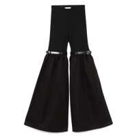 Pantaloni casual Coperni 'Hybrid Tailored Flare' Black Trousers Femei