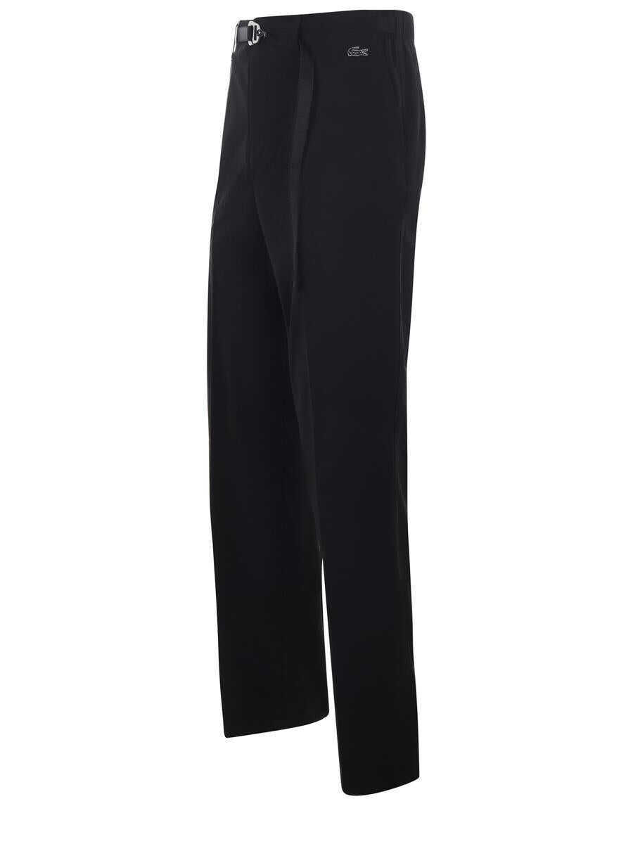 Pantaloni Lacoste Lacoste Lightweight Nylon Pants Black Barbati (BM 17909016) 2