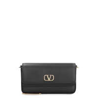 Genti mini Valentino Garavani Valentino Garavani - Vlogo Leather Clutch Femei