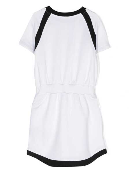Rochii Balmain JERSEY DRESS White Fete (BM 17912463) 2