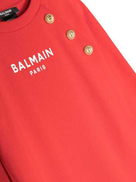Rochii Balmain JERSEY DRESS Red Fete (BM 17912472) 3