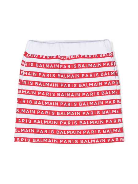 Fuste Balmain SKIRT White Fete (BM 17912484) 1