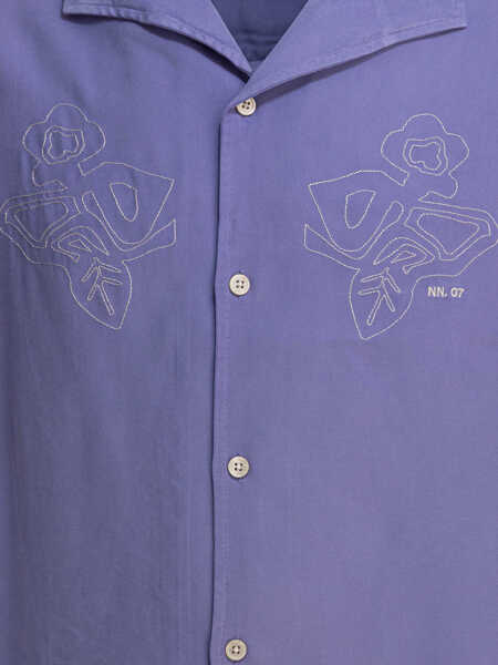 Camasi casual NN.07 Ares Shirt Purple Barbati (BM 17912703) 3