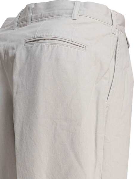 Pantaloni casual Beams Plus Baggy trousers Grey Barbati (BM 17912730) 3