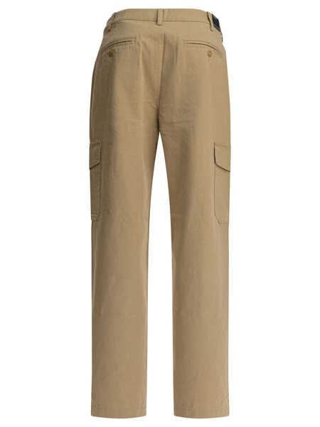 Pantaloni casual Vince Cotton and linen cargo trousers Beige Barbati (BM 17912862) 2