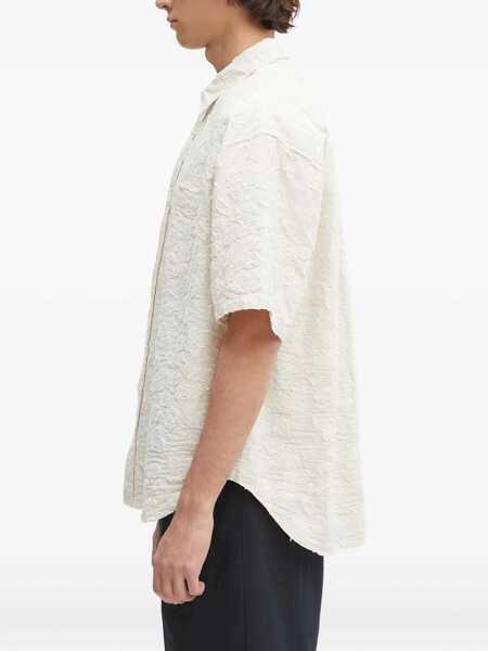 Camasi casual Norse Projects Ole Fil Coupe SS Shirt Beige Barbati (BM 17912922) 2