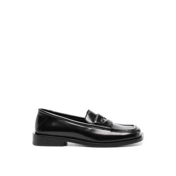 Pantofi fara toc THE ATTICO The Attico Amanda Leather Loafers Black Femei (BM 17913123) 3