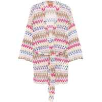 Sacouri office Viscose Lamé Lace Kimono Cover-Up Femei