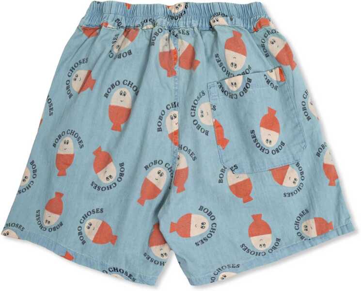 Pantaloni scurti Bobo Choses Shorts With All Over Print AZURE Baieti (BM 17913760) 2