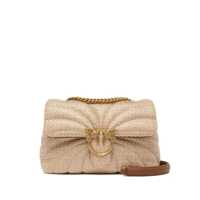 Genti de umar Pinko Love Puff Classic Rafia Bag Femei