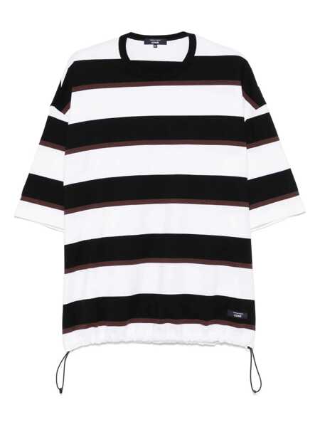 Tricouri COMME DES GARONS HOMME Comme Des Garons Homme Striped T-Shirt BLACK BROWN WHITE Barbati (BM 17915580) 1