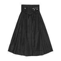 Fuste Ganni Duchesse Nylon Long Pocket Skirt Femei