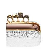 Genti mini Dama - Genti mini Alexander McQueen Alexander McQueen Knuckle Clucth SILVER Femei (BM 17916255) - B-mall.ro