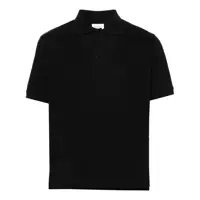 Tricouri Polo Saint Laurent Logo Cotton Polo Shirt Barbati