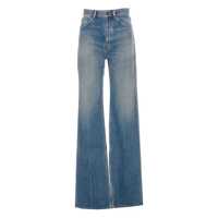 Blugi Saint Laurent Flared Leg Cotton Jeans Femei