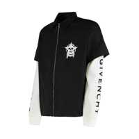 Camasi Givenchy pentru Barbati - Camasi Givenchy Givenchy Cotton Overshirt Black Barbati (BM 17917089) - B-mall.ro