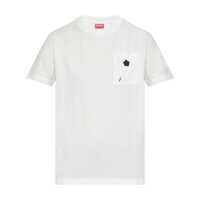 Tricouri 'Boke Flower 2,0' White Crewneck T-Shirt With Logo Patch On The Front And Logo Lettering On The Rear In Cotton Woman Femei