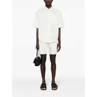 Camasi AMI Paris pentru Barbati - Camasi AMI Paris AMI Paris Short Sleeve Cotton Shirt GREY Barbati (BM 17917896) - B-mall.ro