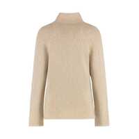 Imbracaminte THE (ALPHABET) Dama - Pulovere THE ALPHABET The Alphabet The Knit - Cashmere Turtleneck Sweater Beige Femei (BM 17918157) - B-mall.ro