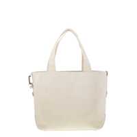 Genti de mana Hogan Cotton Tote Bag In White Femei