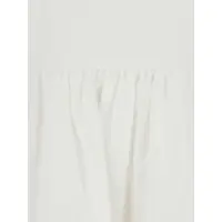 Imbracaminte DUNST Dama - Rochii DUNST White Dress With Side Zipper Closure And Flared Skirt With Pleated Details In Cotton Blend Woman WHITE Femei (BM 17919663) - B-mall.ro