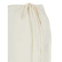 Imbracaminte DUNST Dama - Fuste DUNST White Skirt With Side Knot Closure And Semi-Transparent Hem In Viscose Woman WHITE Femei (BM 17919678) - B-mall.ro