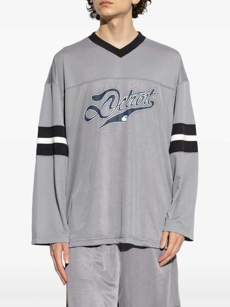 Tricouri Carhartt L/S Detroit Mesh T-shirt Grey Barbati (BM 17919966) 3