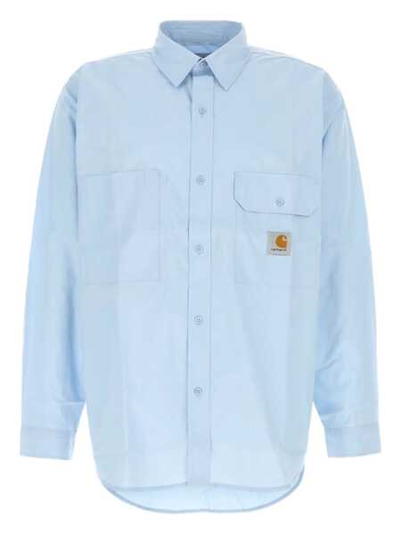 Camasi casual Carhartt L/S Irwin shirt Light blue Barbati (BM 17919972) 1