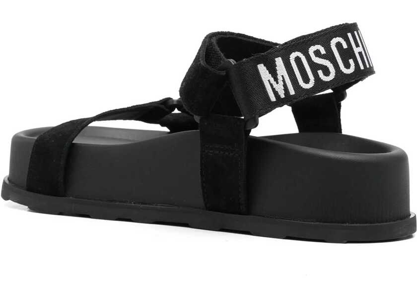 Sandale Moschino Sandal With Logo BLACK Femei (BM 17920168) 3
