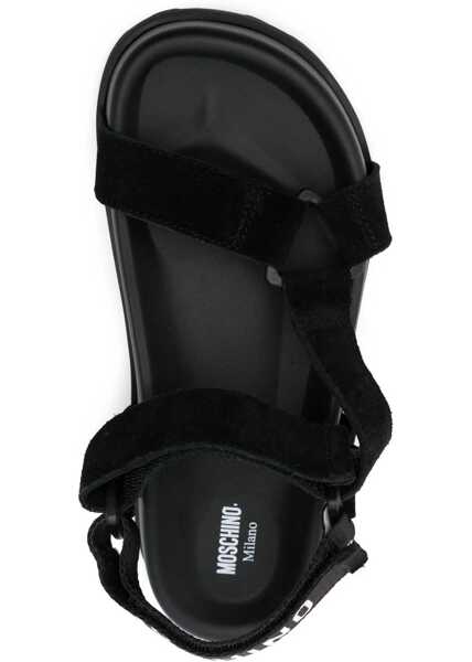 Sandale Moschino Sandal With Logo BLACK Femei (BM 17920168) 4