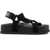 Moschino Sandal With Logo BLACK