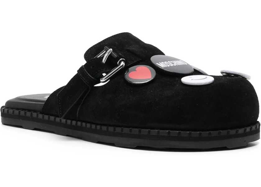 Balerini Moschino Sandalo Pin BLACK Femei (BM 17920189) 2