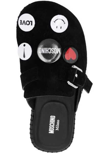 Balerini Moschino Sandalo Pin BLACK Femei (BM 17920189) 4