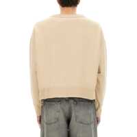 Imbracaminte Maison Margiela Dama - Bluze de trening Maison Margiela Sweatshirt With Handwritten Logo IVORY Femei (BM 17920201) - B-mall.ro
